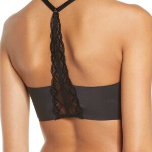 True & Co Triangle Lace Racerback Bralette